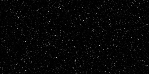 Black terrazzo shinning pattern. Small white particles on black background. Distressed uneven grunge texture. Terrazzo flooring marble stone wall.