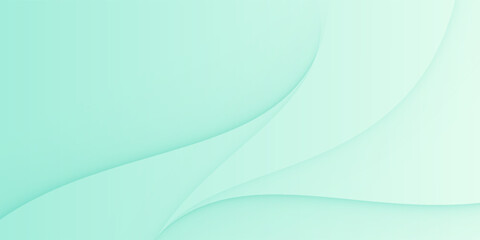 Minimalist banner background. Green-gray gradient. Geometric line background. Simple design. Vector. EPS 10