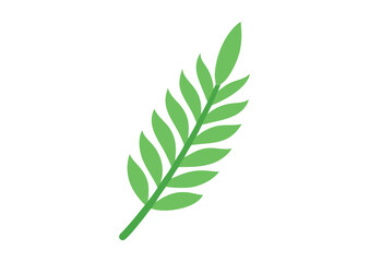 Fototapeta premium Fern leaf vector illustration