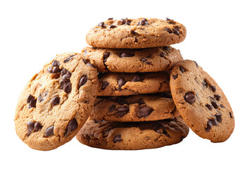 Stack of chocolate chip cookies (2)