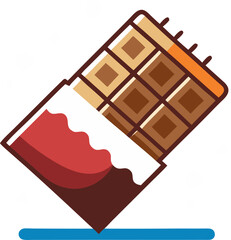 Chocolate Bar with Calendar Icon