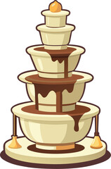 White Chocolate Fountain icon