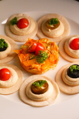 fried fish with vegetables