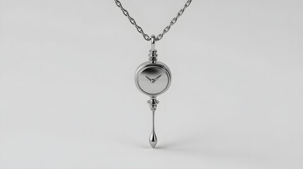 A pendant watch with a unique design.