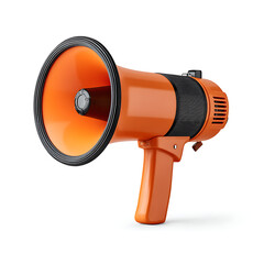 megaphone on white background