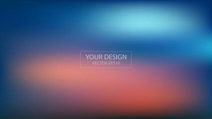Abstract blurred background with gradient colors vector presentation design, flat style, blurred, soft colors, gradient, banner, web and mobile app presentation, banner.