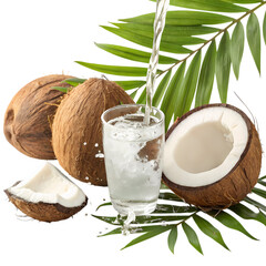 Refreshing Coconut Water Tropical Hydration