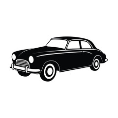 Vintage Classic Car Displayed in Connaught Place