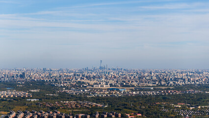 birds eye view of beijing