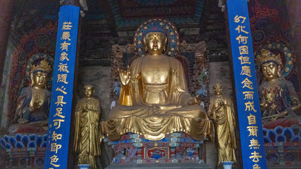 Fototapeta premium buddha in the temple