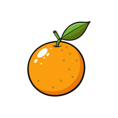 Creative Vector Style Calamansi on White Background