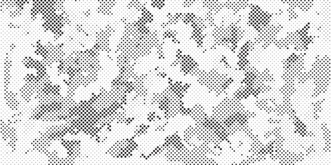 Abstract halftone seamless camouflage pattern. Repeating digital dotted hexagonal camo military texture background. Abstract modern fabric textile ornament. Vector illustration. © cnh
