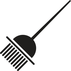 Hair Color Brush, Cosmetics Vector Illustration Isolated