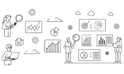 Data Analytics, Business Charts & Graphs: Ultimate Guide to Analysis Icons and Visuals

