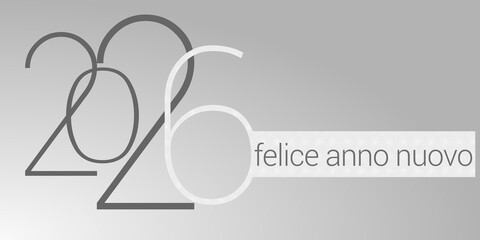 felice anno nuovo - buon anno 2026