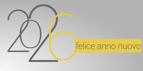 felice anno nuovo - buon anno 2026