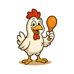 High-Impact Rooster Mascot Identity Vector for QSR Branding and Competitive Marketing Campaigns