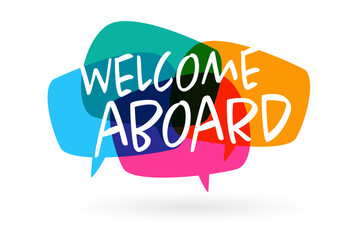 Fototapeta premium Welcome aboard