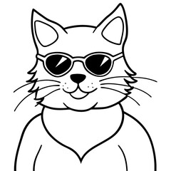 Cool Cat in Shades