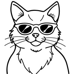 Cool Cat in Shades