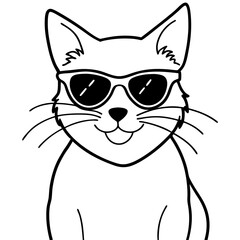 Cool Cat in Shades