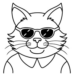 Cool Cat in Shades