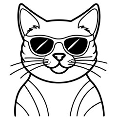 Cool Cat in Shades