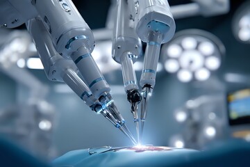 Surgical Robot in Action: Technological Advancements in Medicine
