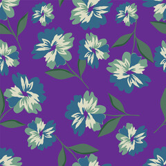 seamless pattern with flowers