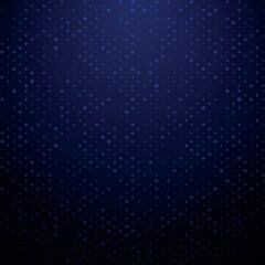 Abstract of blue dots pattern on futuristic technology background.