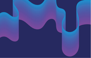 Abstract Wave Background Vector Design Illustration with Blue Pink Purple Light Gradient – Modern Texture Pattern Template for Web Banner Backdrop Business Concept Icons Buttons and Symbols