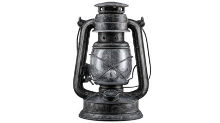 Antique lantern, old fashioned light illuminating the night with a warm glow