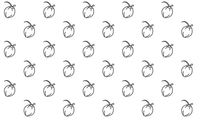 Abstract background pattern with coconut motif