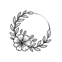 abstract floral background with flowers