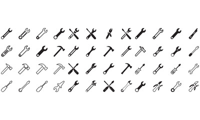 Hand Tools, Construction Equipment & Engineering Icons: Ultimate Vector Collection