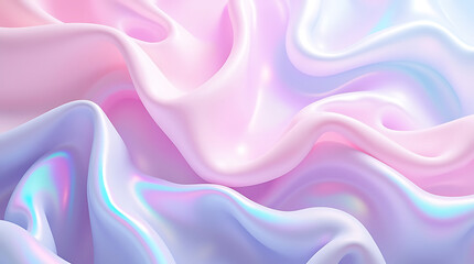 Obraz premium Abstract Pastel Fabric Texture with Iridescent Colors