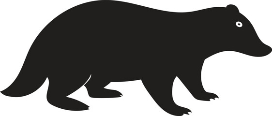 Honey Badger Silhouette