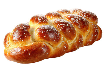 Baking fluffy challah bread kitchen food photography cozy space. Isolated on transparent background, png.