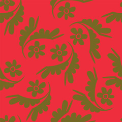 seamless pattern with flowers