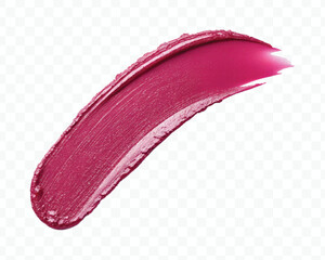 realistic 3d smooth glossy lipstick or paint swatch smear smudge in different color style isolated on white background	