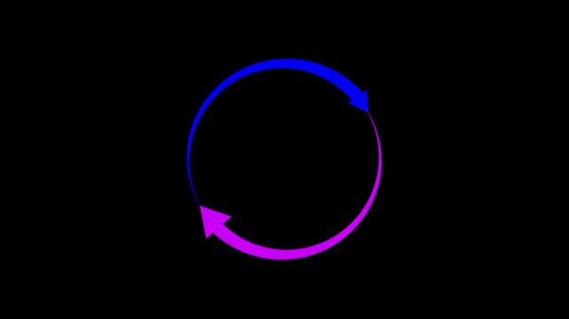 Engaging Reload Circular Arrow Icon Animation Video for Improved User Feedback and Refresh Actions . Animated Refresh button, circle arrow icon set, reload, rotation on background .