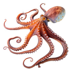 Fototapeta premium Common Octopus A Cephalopod Portrait
