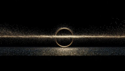 Golden ring, cosmic dust