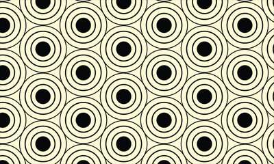  abstract black colour geometry circle pattern with beegie colour background.