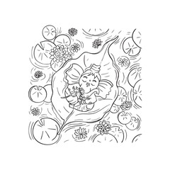 Ganesh Chaturthi, Happy Ganesh Chaturthi, Lord Ganpati on Ganesh Chaturthi background. abstract vector illustration design background