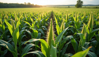 corn field in summer