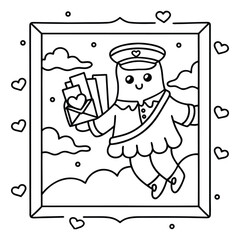 Spooky Pals – Cute and Easy Halloween Coloring Pages for Kids and Adults | Fun Bold Line Halloween Clipart | Ghost, Pumpkin, Witch, Bat Illustrations in Vector and Printable Format