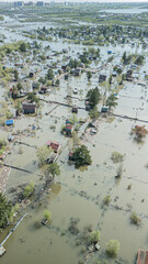 Floods and cyclone, global warming. Climate change,natural disasters the tsunami of nature.The...