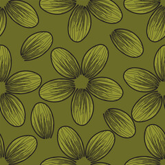 seamless pattern with flowers