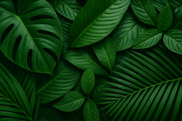 green leaves background